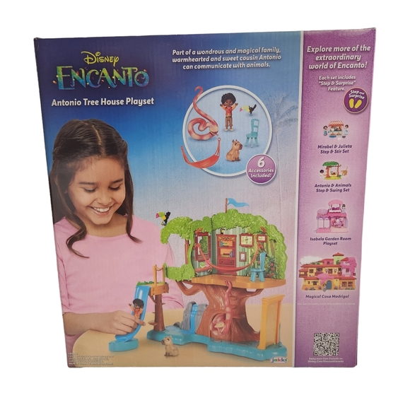 Disney JAKKS Pacific Encanto Antonio's Tree House Playset 7 Pieces New - Picture 2 of 5